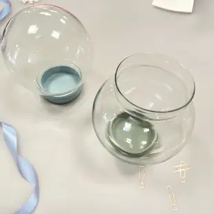圓球玻璃瓶 透明瓶 圓球造型 微景觀 生態瓶 小魚缸 花瓶 居家擺設