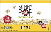 SkinnyPop Popcorn, Butter Microwave, 2.8oz, 12 Boxes (3 Bags per Box)