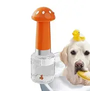 Electric Foaming Soap Dispenser - Automatic Shower Foam Dispenser for Kitten Puppy - Single-Handed Pet Grooming Helper Mushroom-Shaped for Cat, Dog