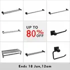 Bathroom Towel Rack Holder Shelf Storage Rack Rail Bar Stand Multiple Styles