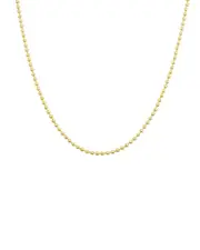 14K Italian Gold Ball Chain Necklace