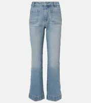 [Victoria Beckham] Victoria Beckham Alina cropped bootcut jeans 26 blue