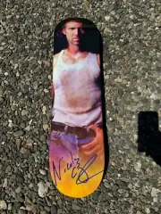 ToySnobs Nicolas Cage Skateboard Deck TOY SNOBS limited edition RARE LE