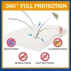 QUEEN Bed Bug Proof MATTRESS PROTECTOR Softest Polyestr FABRIC Zippered MATTRESS
