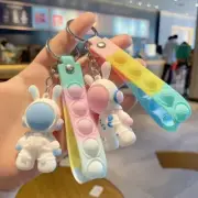 Antistress Fidget Sensory Toys The Astronauts Keychain Push Bubble Squishy Doll