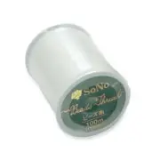 SoNo Beading Thread Size B White 43779 100m Spool 330DTEX Sonoko Nylon