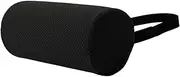 Oshhni Lumbar Roll Pillow Comfortable Lightweight Multipurpose with Elastic Strap Lower Back Roll Support for Car Home Gaming Chair, Black