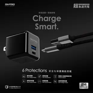 【ONPRO｜30W雙孔快充頭】迷你超急速PD充電器 QC Type-C UC-2P01 PRO_Kimi極美職人推薦