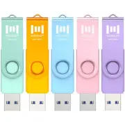 32GB USB3.0 Flash Drives, Up to 50MB/S Speed, with Keychain Loop, Swivel Desi...