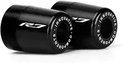 Handle Bar Ends Hand Grips Plug Caps Compatible with Yamaha YZF R7 2022 2023 2024 | Motorcycle Balance Pad YZF-R7 YZFR7 Accessories
