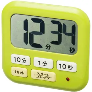 日本LEC計時器學生秒表鬧鐘提醒器廚房定時器電子倒計時器大聲音-