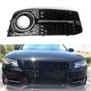 Right For Audi A4 B8 2009-2012 Black Honeycomb Mesh Fog Light Grill Grille Cover (for: Audi)