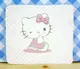 【震撼精品百貨】Hello Kitty 凱蒂貓 kitty小卡片 KITTY側坐 震撼日式精品百貨