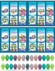 Easter Egg Hunt Collage Sheet Supplies For Scrapbooks Junk Journals Card Making