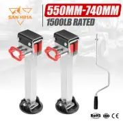 SAN HIMA 550mm 1500LBS Drop Down Legs Caravan Camper Trailer Steel Corner Leg