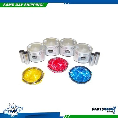 DNJ PRK415 Piston and Ring Kit For 88-97 Ford Aspire Festiva 1.3L L4 SOHC 8V (for: Ford)