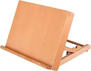 kowaku Wood Tabletop Easel Folding Art Easel Desktop Drafting Table Drawing Sketching Board 2 Position Adjustable for Students