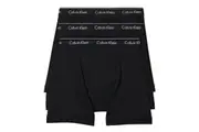 Calvin Klein Cotton Classics 3-Pack Boxer Briefs NB4003 Black