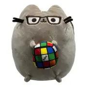 Pusheen Rubik's Cube 50th Anniversary 9.5” Cat Plush Gund 2024 Brand New w/ Tags
