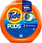 Tide PODS Liquid Laundry Detergent Powerful Packs Original Scent 42-ct