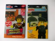 New Top Blox Building Block Brick & Minifigure Stickers - Solider & Halloween