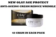 12X40 GRM OF NEW OLAY AGE PROTECT ANTI-AGEING CREAM WITH LOWEST SHIPPING CHARGES