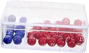 Kisangel 100pcs Sphere Party Balls Plastic Balls Number Picker Machine for Mini Games