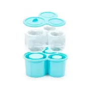 Ice Cube Tray with Lid and Bin for 30-40 oz Tumblers Silicone Molds 3 Ice Cubes