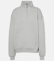 [The Upside] The Upside Raquette Jerome cotton half-zip sweater AU 12 grey