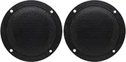 Car Speaker Tweeters 4 Inch 160W 2 Way Boat Waterproof Speakers for Bathroom Outdoor Camper SPA UV-Proof Music with Flush Mount Car Audio Component