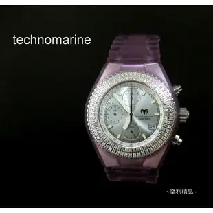 【摩利精品】Technomarine 帝諾運動鑽石計時錶*真品*