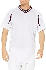 [zett] BOT761 Baseball V-Neck Baseball Shirt, Baseball T-Shirt, Sizes SS - 2XO