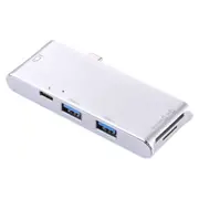 Type-C To Hdmi Rj45 2 X Usb 3.0 Micro Sd Card Reader Adapter Hub With Usb/Type-C Charging