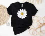 Daisy T-Shirt, Flower T-Shirt, Wildflower T-Shirt, Boho T-Shirt, Floral T-Shirt