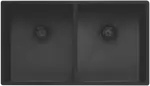 Oliveri Spectra Double Bowl Sink Black