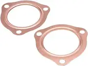 CAREG 2pcs 2.5inch Copper Header Exhaust Collector Gaskets Reusable Compatible with SBC BBC 302 350 454