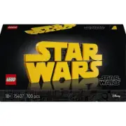 LEGO Star Wars Brick-Built Star Wars Logo 75407◉Ages 18+◉700 Piece Set◉Disney