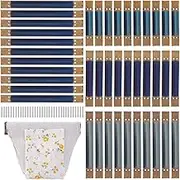 PandaHall Elite 40 pcs 4 Sizes 6/4.7/4/3 inch Metal Internal Flex Frame Kiss Clasp for Bag Coin Purse DIY Handbag Hinges, Antique Bronze