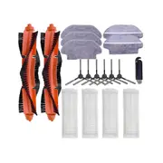 For Robot Vacuum Mop Pro 3c 2s Spare Hepa Filter Side Main Brush Cover Mop Holder Accessories Parts