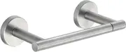 Brushed Nickel Toilet Paper Roll Holder Wall Mount, Double Post Pivoting Arm, SUS 304 Stainless Steel
