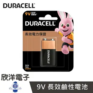 ※ 欣洋電子 ※金頂DURACELL金霸王 3號/4號/9V/12V A23 MN21 23A 鹼性電池 長效 環保鹼性電池