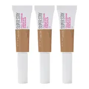 Maybelline Super Stay Full Coverage Under-Eye Concealer 6ml 40 CARAMEL - 3 pack