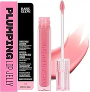 BABE ORIGINAL Plumping Lip Jelly for Fuller Looking Lips | Lip Gloss with Peptides and Hyaluronic Acid Plumps & Hydrates Lips | Cruelty-Free and Vegan Formula with High Shine & Long-Lasting (Blush, .14 oz)