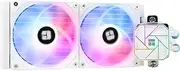 Thermalright Aqua Elite 240 White V3 Liquid CPU Cooler, 240 Cooling Row Size, 2 x 120mm PWM Fans, S-FDB Bearings,for AMD/AM4/AM5, Intel LGA1150/1151/1155/1156/1200/2011/1700,Desktop CPU Cooler AIO