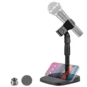 Geekria Tabletop Microphone Stand, Desk Mic Holder