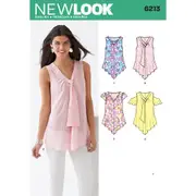 New Look Sewing Pattern 6213 N6213 Misses' Tops