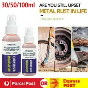 Multi-Purpose Rust Remover Spray Metal Derusting Cleaner Cleaning Tools 30/100ml