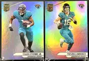 2024 Donruss Elite Football - TREVOR LAWRENCE #47 Travis Etienne Jr. #18 JAGUARS