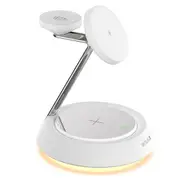 iQuick Twig 2 Multi Functions Wireless Charger with LED Ambient Light - White