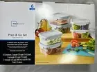 Prep and Go Set Microwave and Dishwasher Safe 6 Pack Food Storage Container